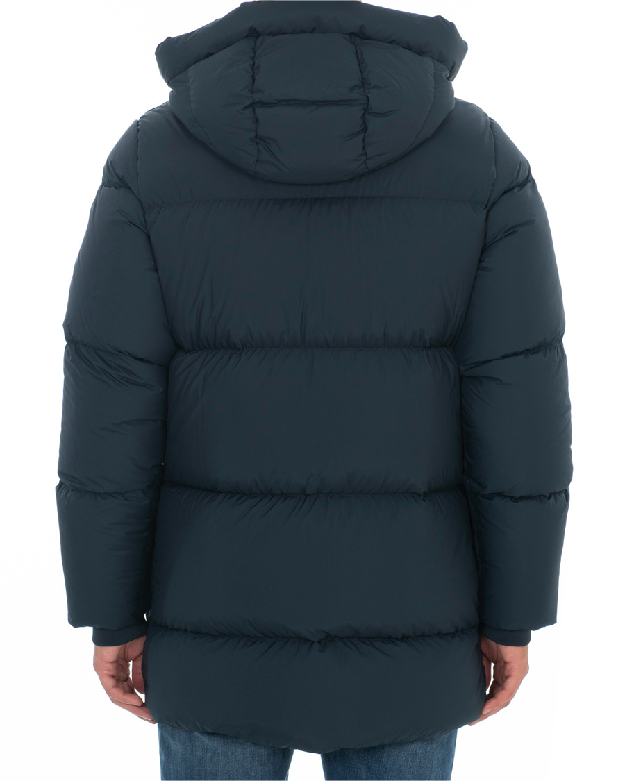 Heren | Jassen | Woolrich | Sierra Supreme Down Long Jacket Melton Blue