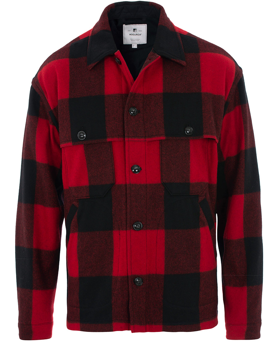 Homme | Manteaux Et Vestes | Woolrich | Buffalo Check Jacket Red/Black