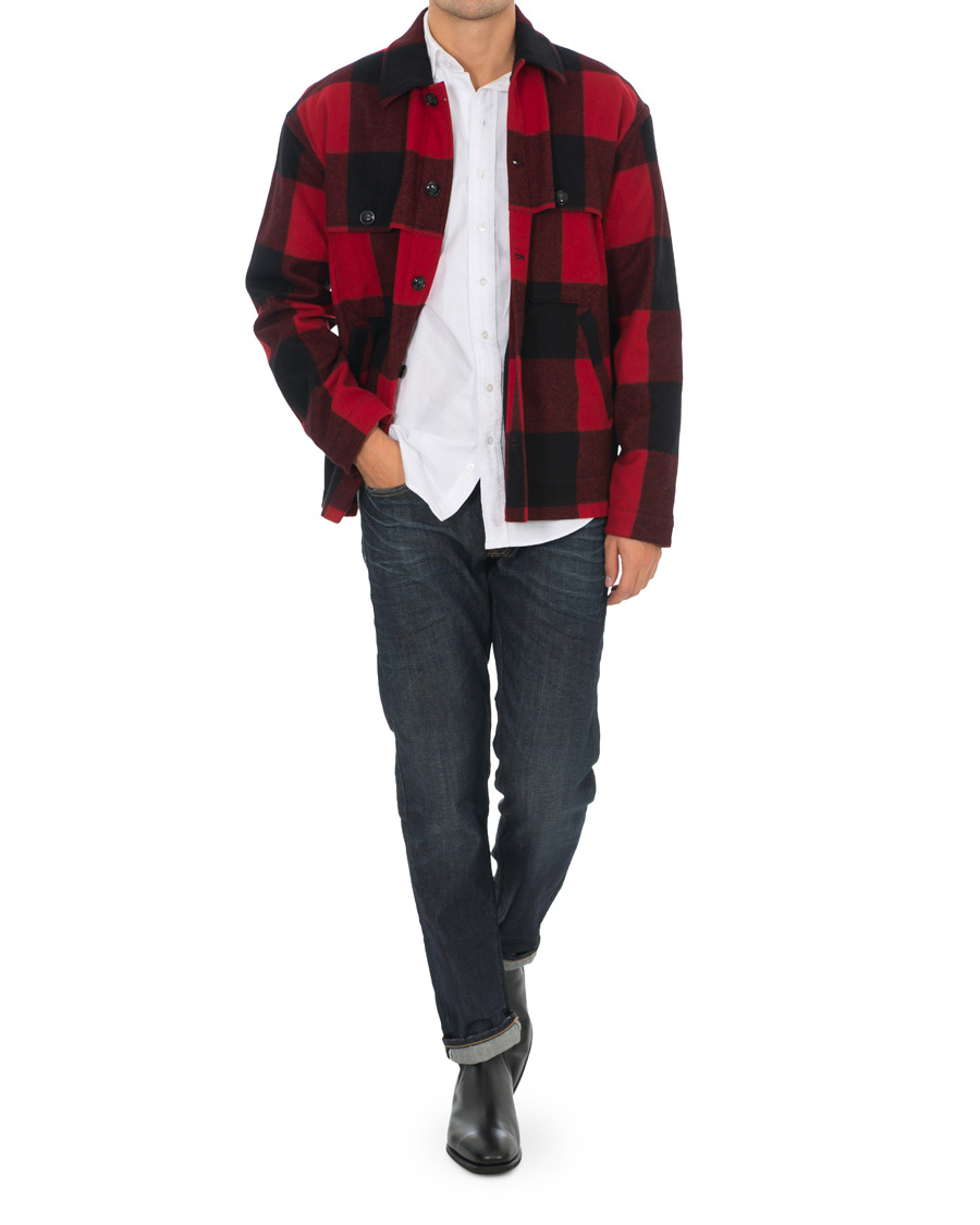 Homme | Manteaux Et Vestes | Woolrich | Buffalo Check Jacket Red/Black