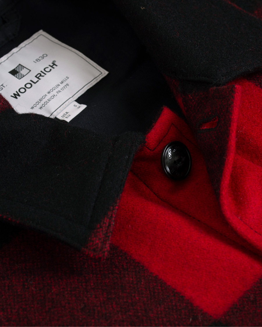 Homme | Manteaux Et Vestes | Woolrich | Buffalo Check Jacket Red/Black