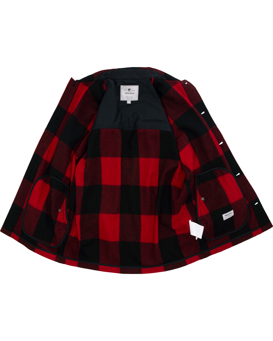 Homme | Manteaux Et Vestes | Woolrich | Buffalo Check Jacket Red/Black