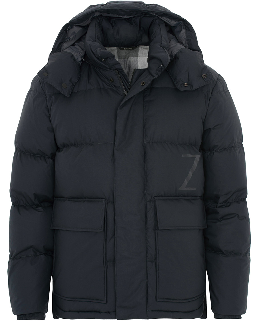 Homme | Manteaux Et Vestes | Z Zegna | Techno Cotton Ultra Down Jacket Black