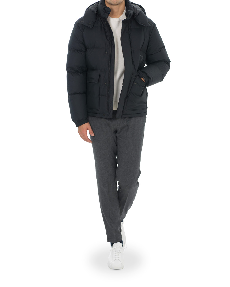 Homme | Manteaux Et Vestes | Z Zegna | Techno Cotton Ultra Down Jacket Black