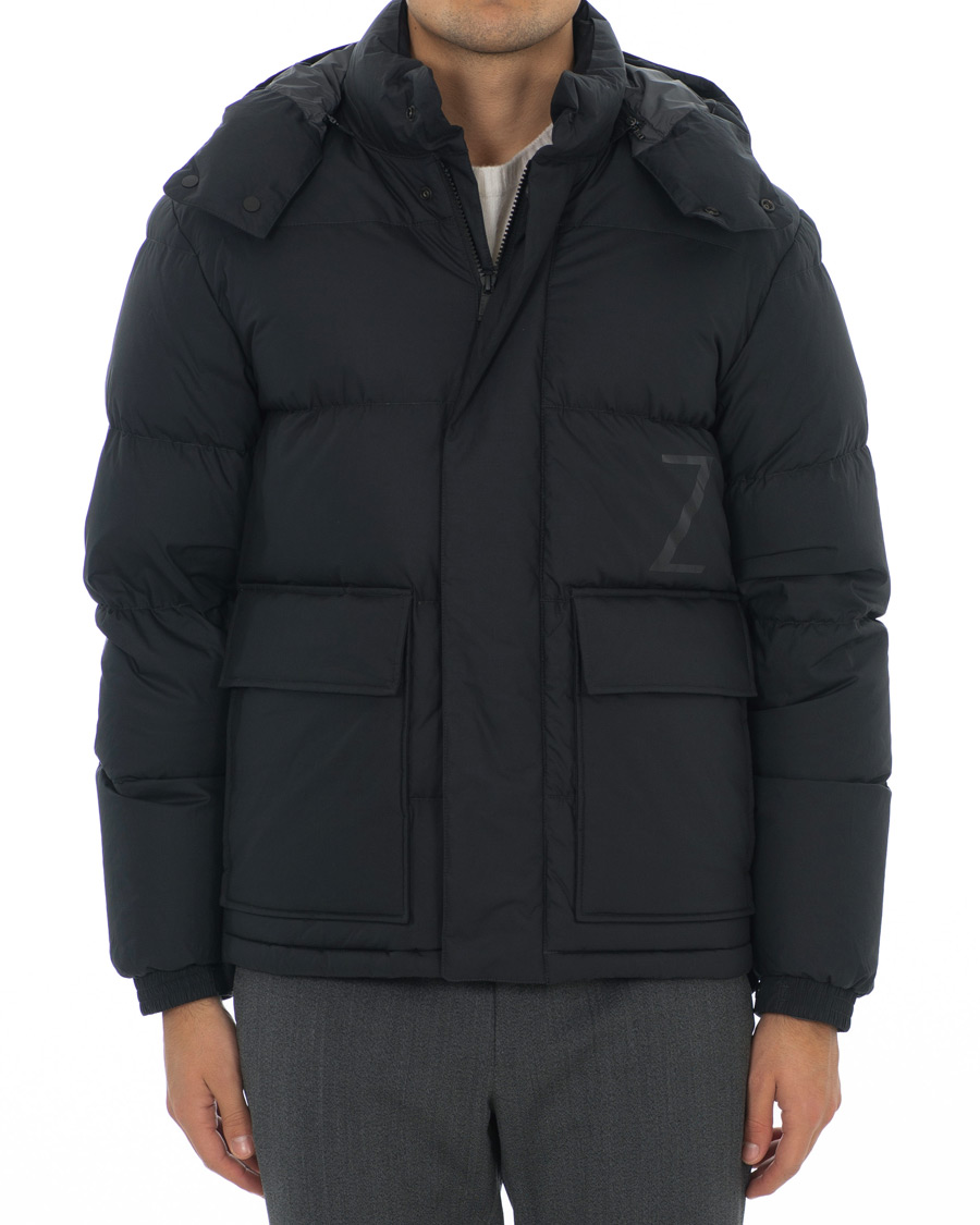 Homme | Manteaux Et Vestes | Z Zegna | Techno Cotton Ultra Down Jacket Black