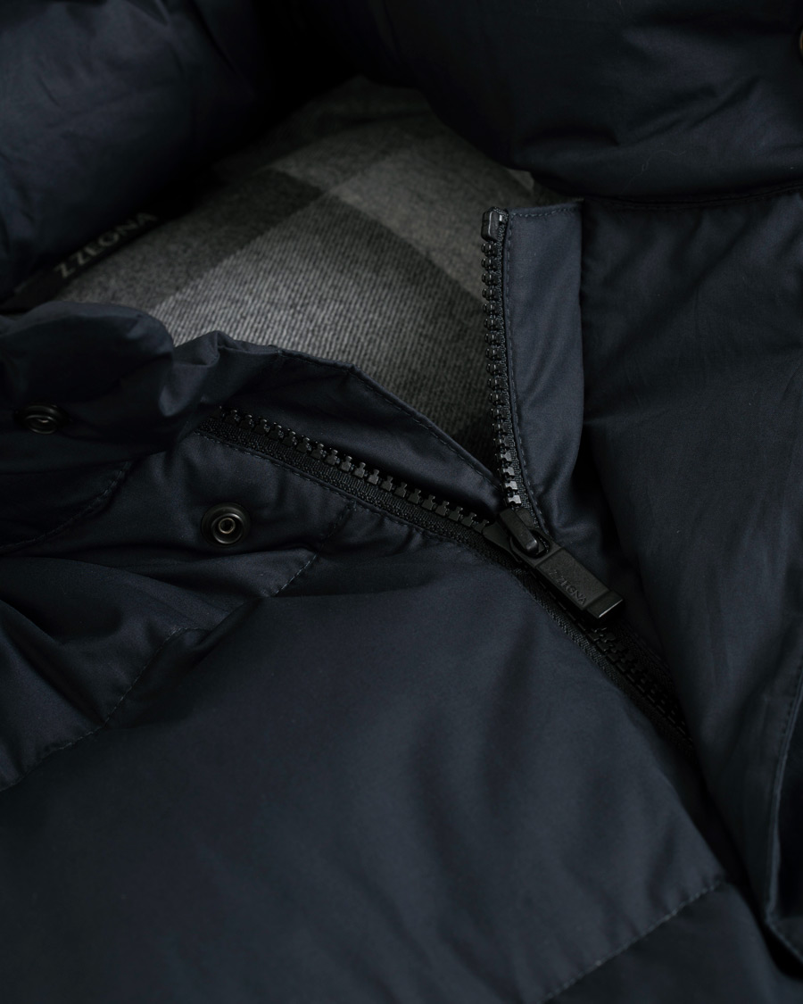 Homme | Manteaux Et Vestes | Z Zegna | Techno Cotton Ultra Down Jacket Black