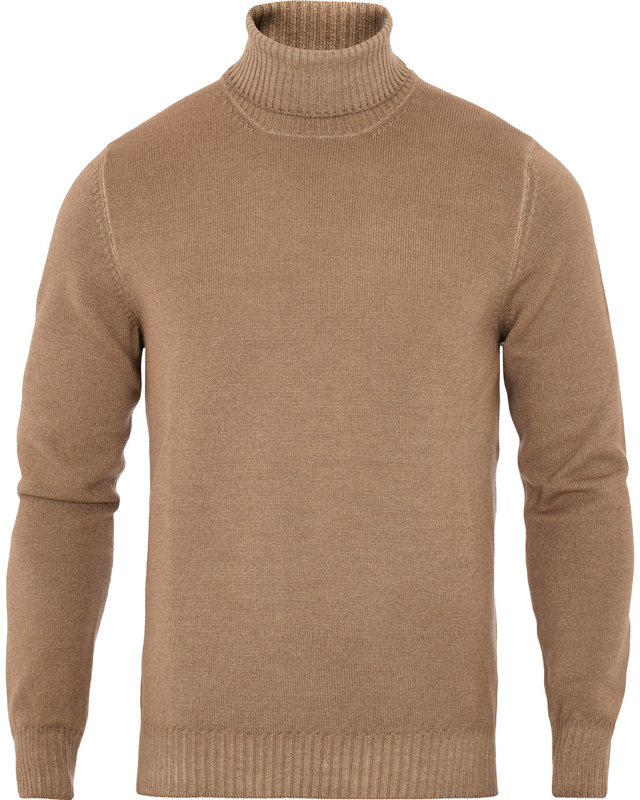 Homme | Pulls Et Tricots | Gran Sasso | Vintage Merino Knitted Rollneck Camel