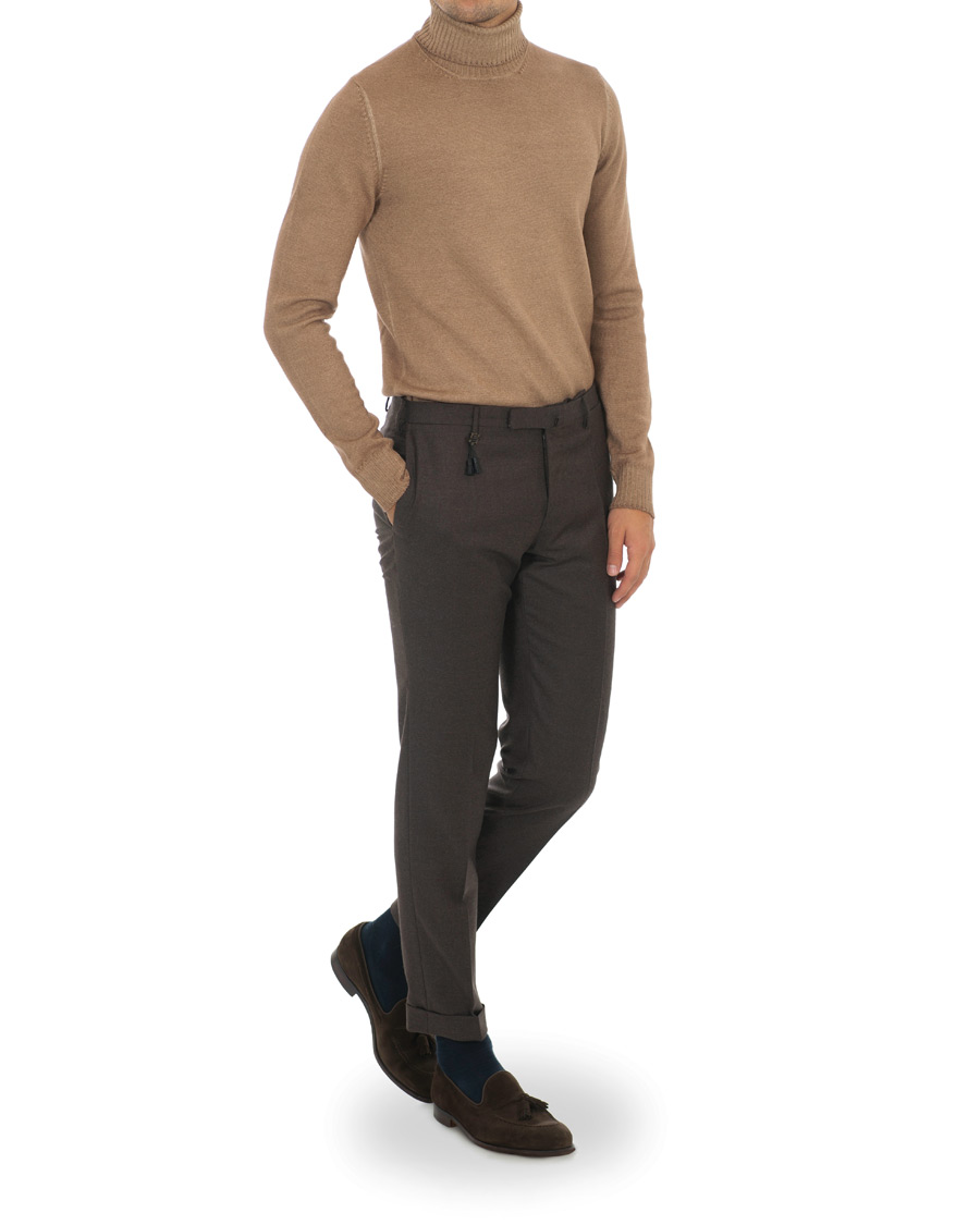 Homme | Pulls Et Tricots | Gran Sasso | Vintage Merino Knitted Rollneck Camel