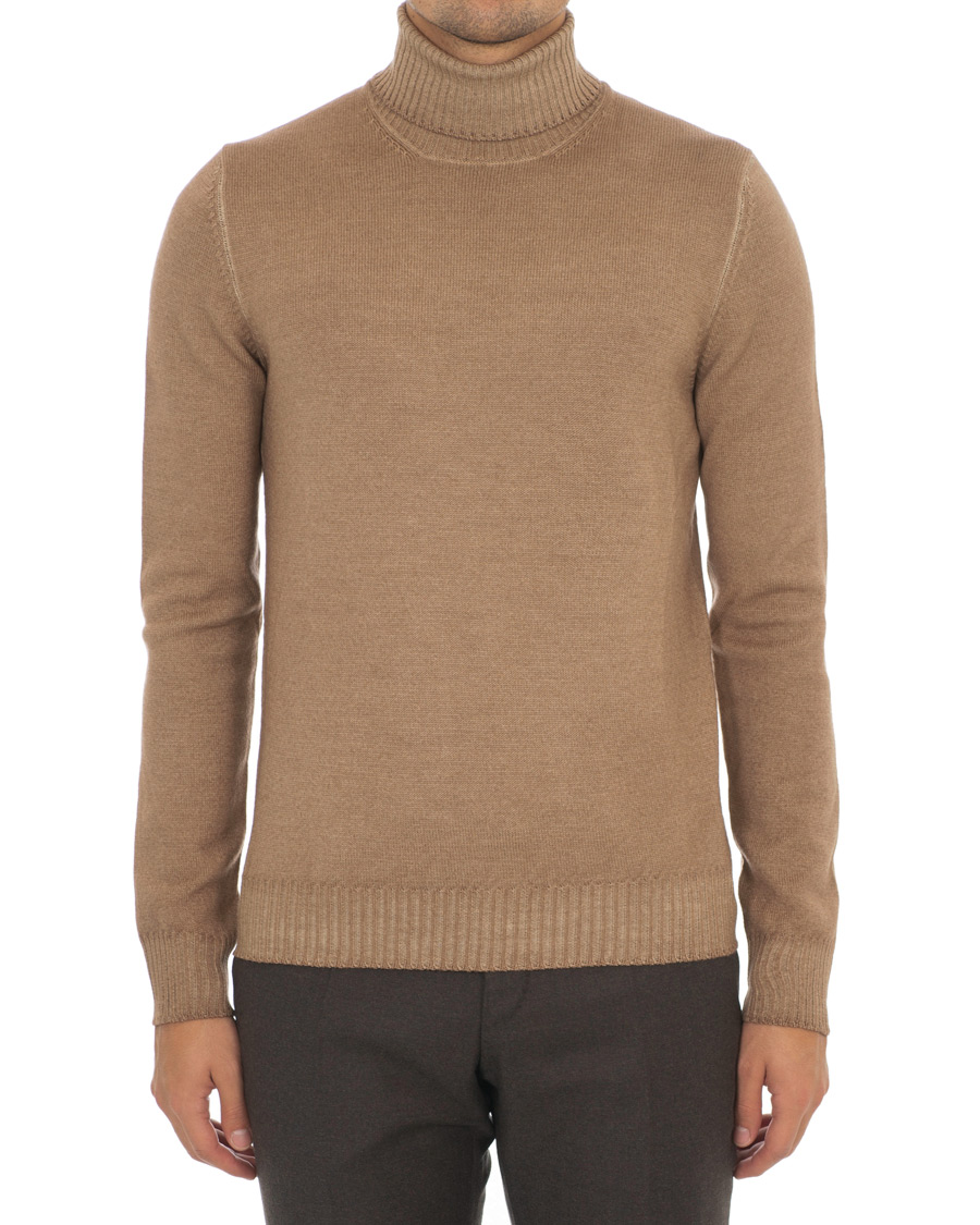 Homme | Pulls Et Tricots | Gran Sasso | Vintage Merino Knitted Rollneck Camel