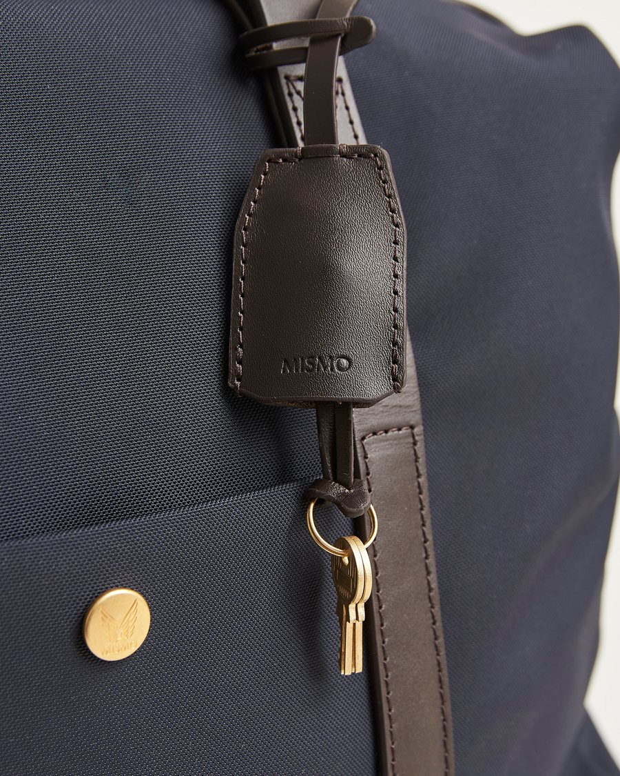 Heren | Tassen | Mismo | M/S Avail 48h Nylon Weekendbag Navy/Dark Brown