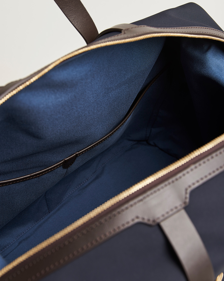 Heren | Tassen | Mismo | M/S Avail 48h Nylon Weekendbag Navy/Dark Brown
