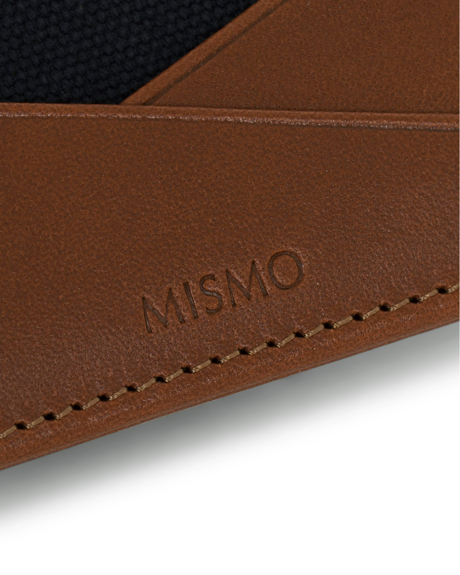 Homme | Mismo M/S Cardholder Midnight Blue/Cuoio | Mismo | M/S Cardholder Midnight Blue/Cuoio
