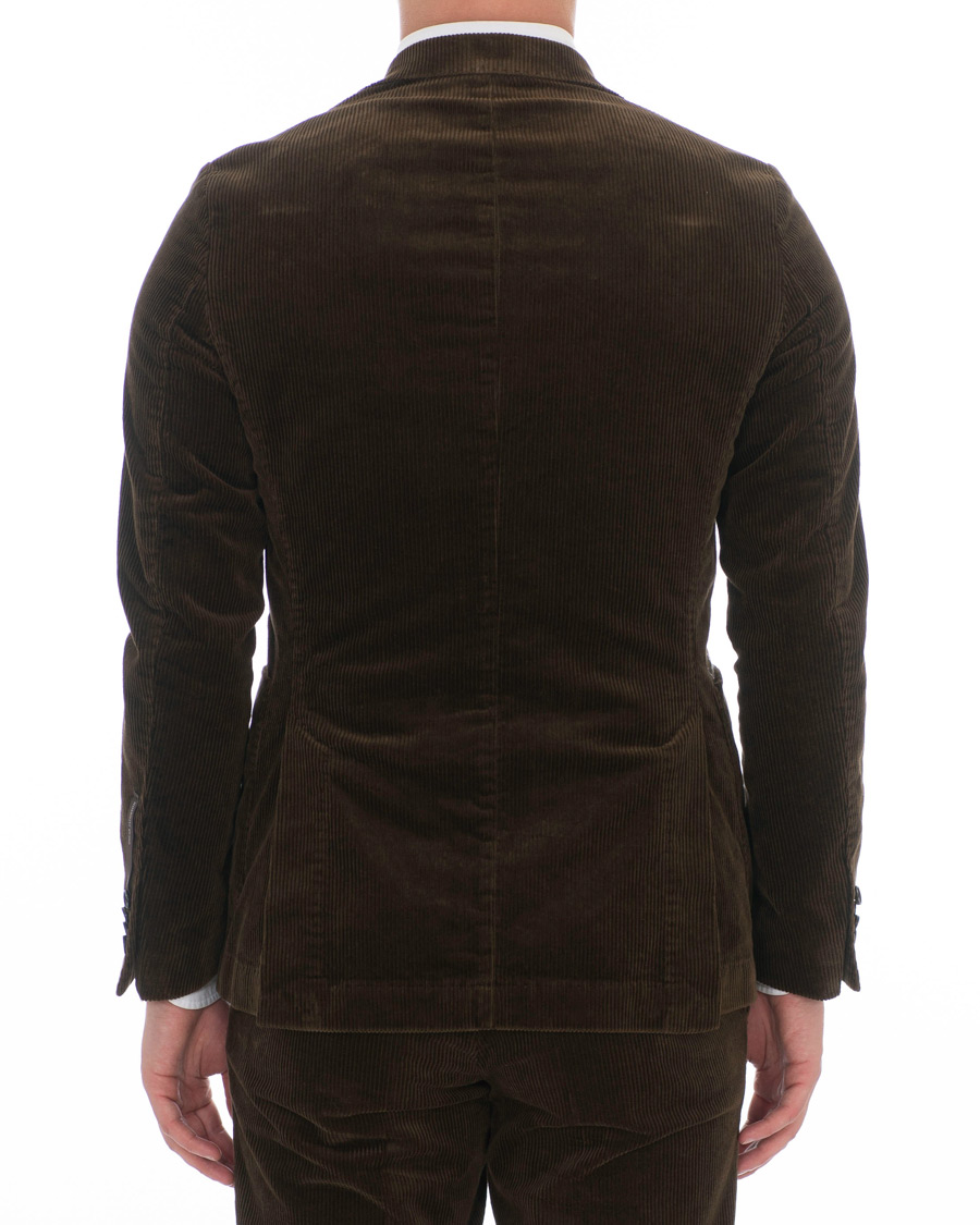 Homme | Blazers | Oscar Jacobson | Einar Patch Pocket Corduroy Blazer Tobacco