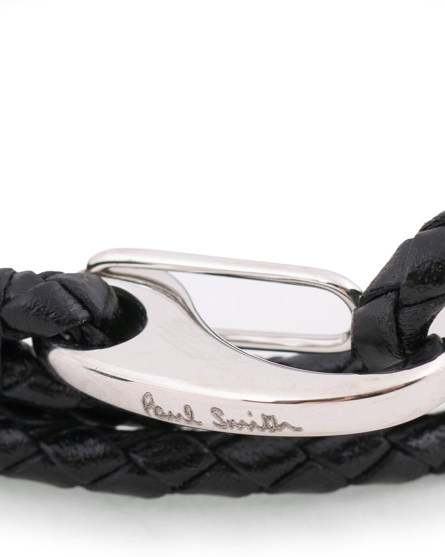 Homme | Paul Smith Leather Wrap Bracelet Black | Paul Smith | Leather Wrap Bracelet Black