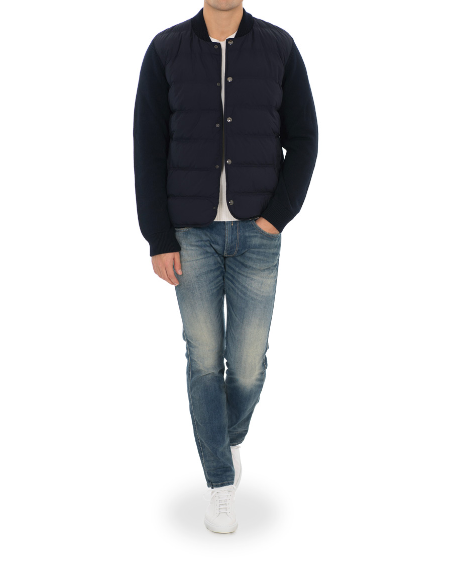 Heren | Jassen | Paul Smith | Hybrid Down Bomber Jacket Navy