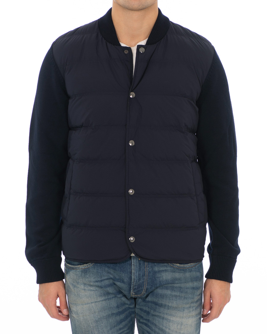 Heren | Jassen | Paul Smith | Hybrid Down Bomber Jacket Navy