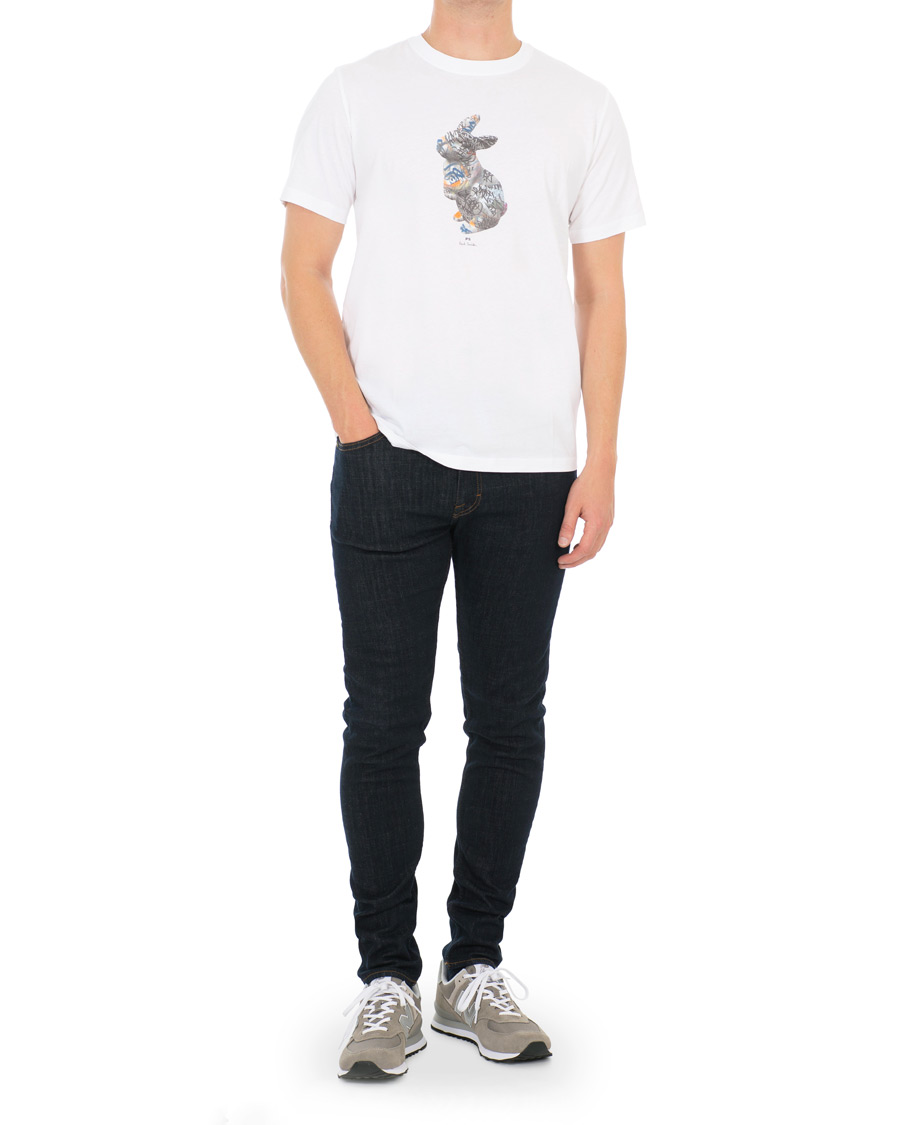 Heren | T-shirts | PS Paul Smith | Regular Fit Printed Rabbit Tee White