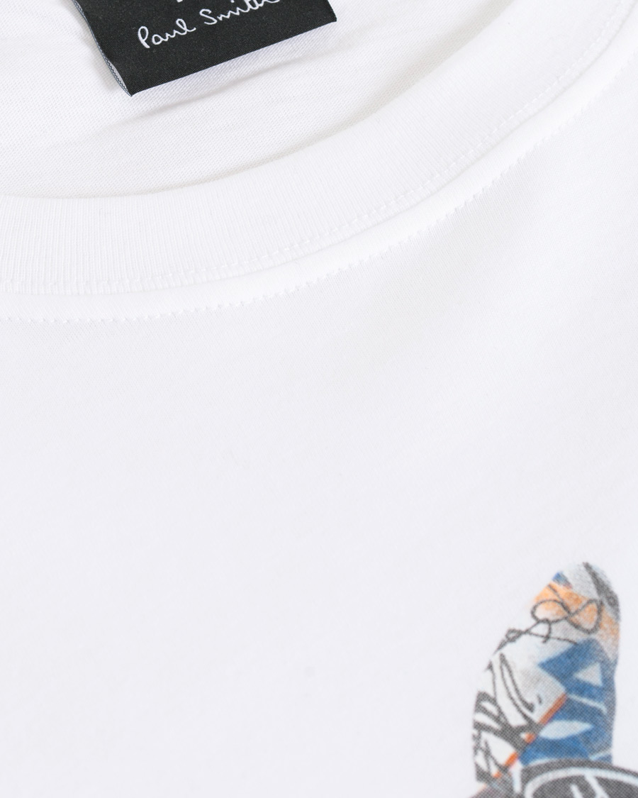 Heren | T-shirts | PS Paul Smith | Regular Fit Printed Rabbit Tee White