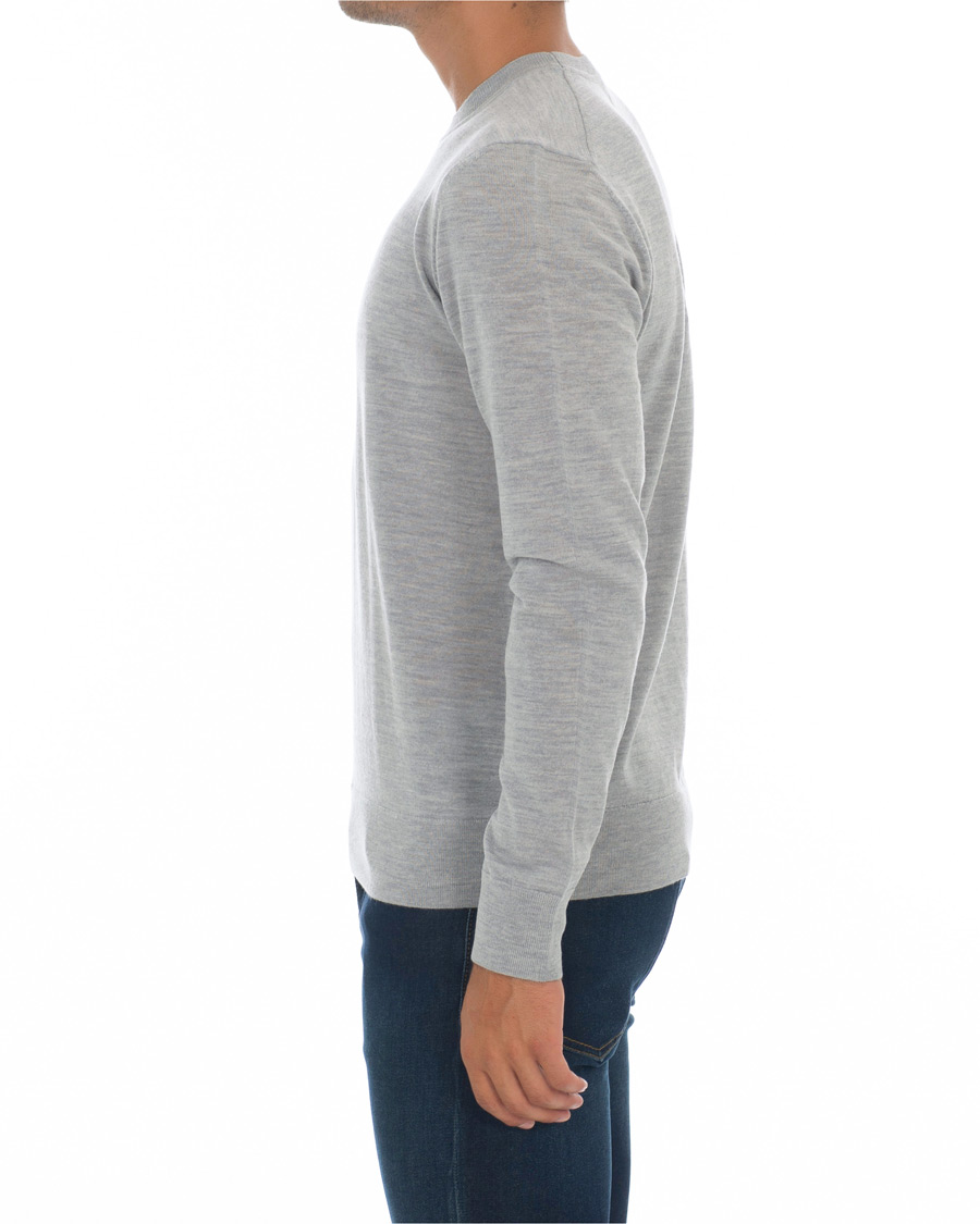 Homme | Pulls Et Tricots | Samsøe Samsøe | Samsøe & Samsøe Flemming Superfine Merino Wool Crew Neck Grey Mel