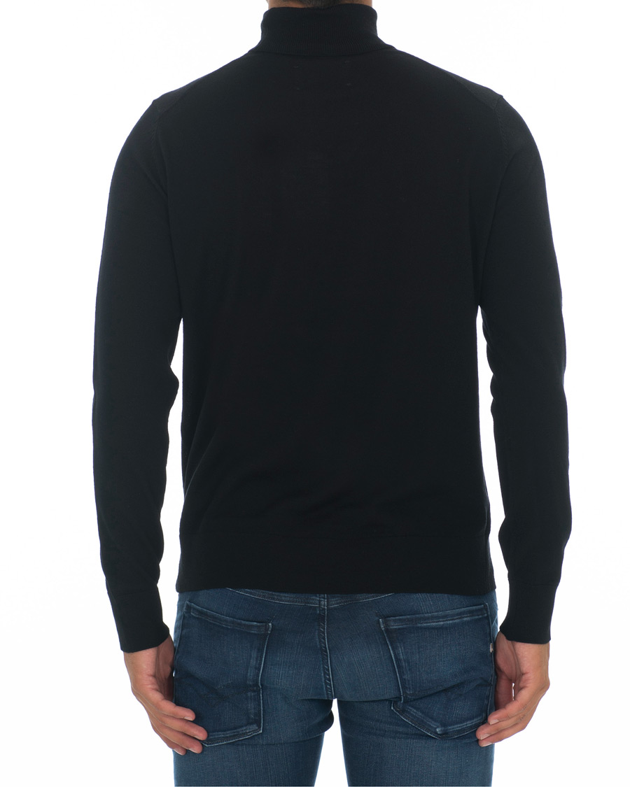 Homme | Pulls Et Tricots | Samsøe Samsøe | Samsøe & Samsøe Flemming Superfine Merino Wool Roll Neck Black
