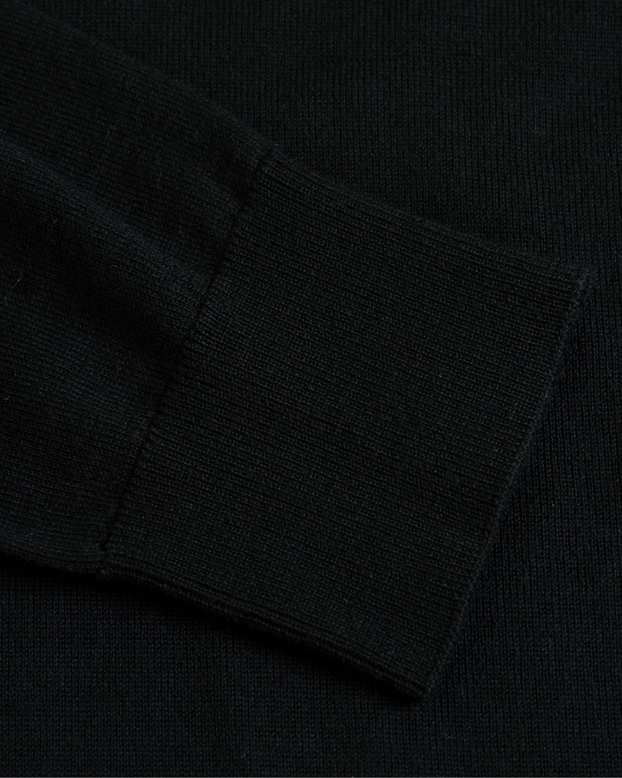 Homme | Pulls Et Tricots | Samsøe Samsøe | Samsøe & Samsøe Flemming Superfine Merino Wool Roll Neck Black