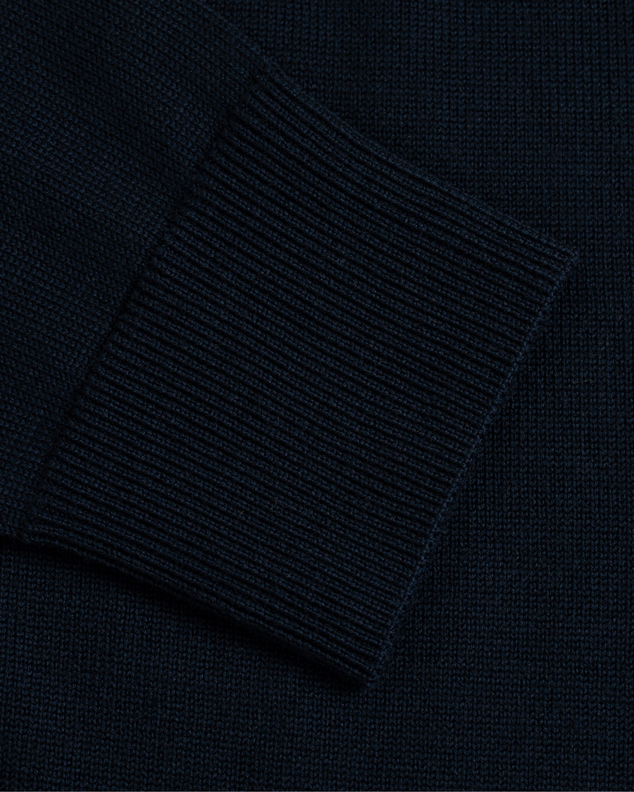 Homme | Pulls Et Tricots | Samsøe Samsøe | Samsøe & Samsøe Sei Structured Wool Crew Neck Night Sky