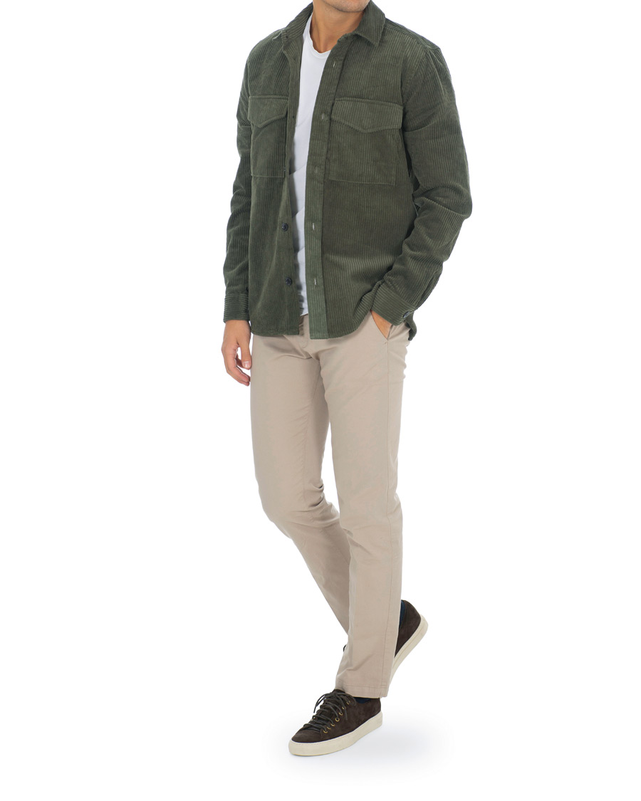 Heren | Overhemden | Samsøe Samsøe | Samsøe & Samsøe Waltones Corduroy Overshirt Deep Depths