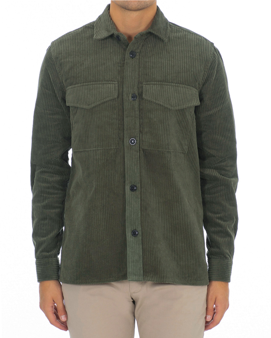 Heren | Overhemden | Samsøe Samsøe | Samsøe & Samsøe Waltones Corduroy Overshirt Deep Depths