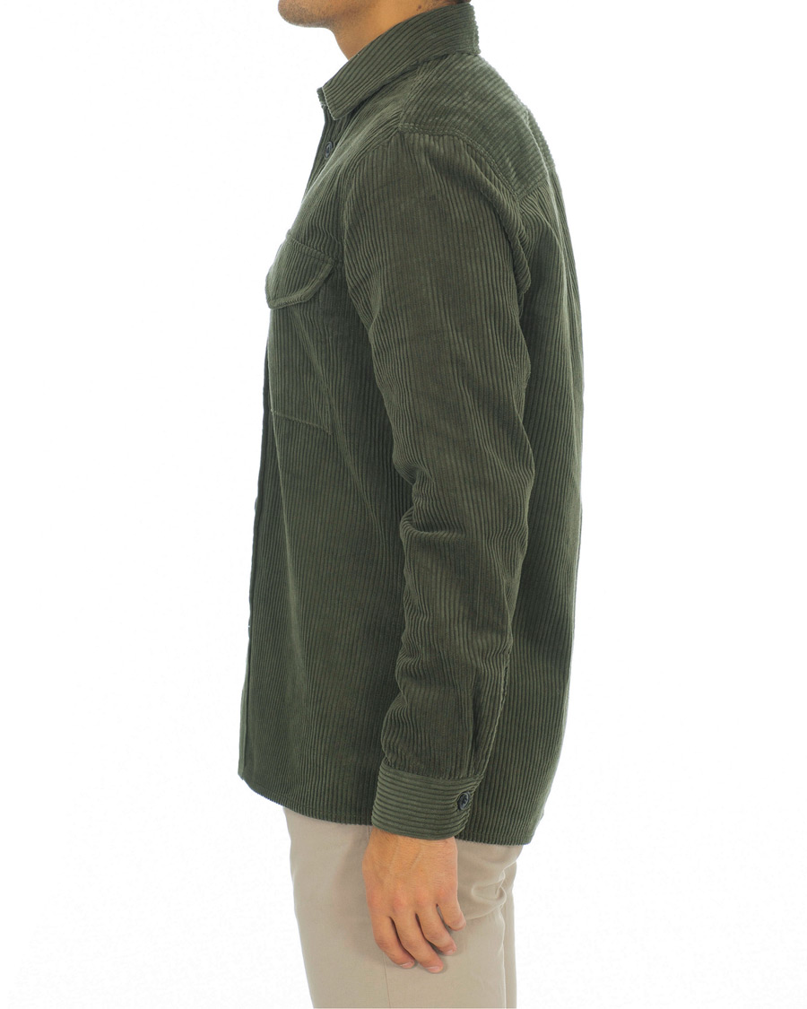 Heren | Overhemden | Samsøe Samsøe | Samsøe & Samsøe Waltones Corduroy Overshirt Deep Depths