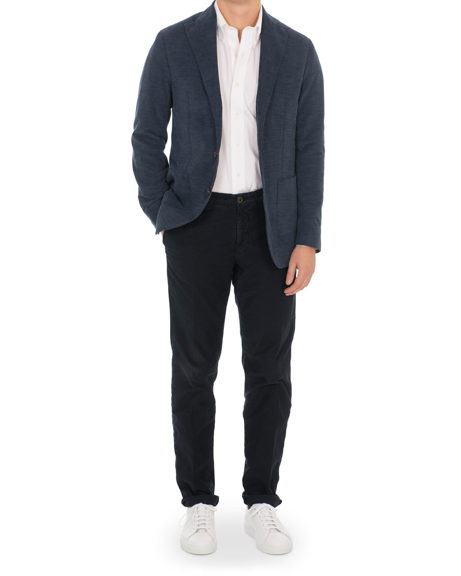 Heren | Blazers | Stenströms | Cotton Corduroy Blazer Navy
