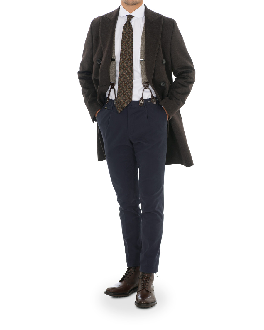 Homme | Chemises | Stenströms | Slimline Club Collar Shirt White