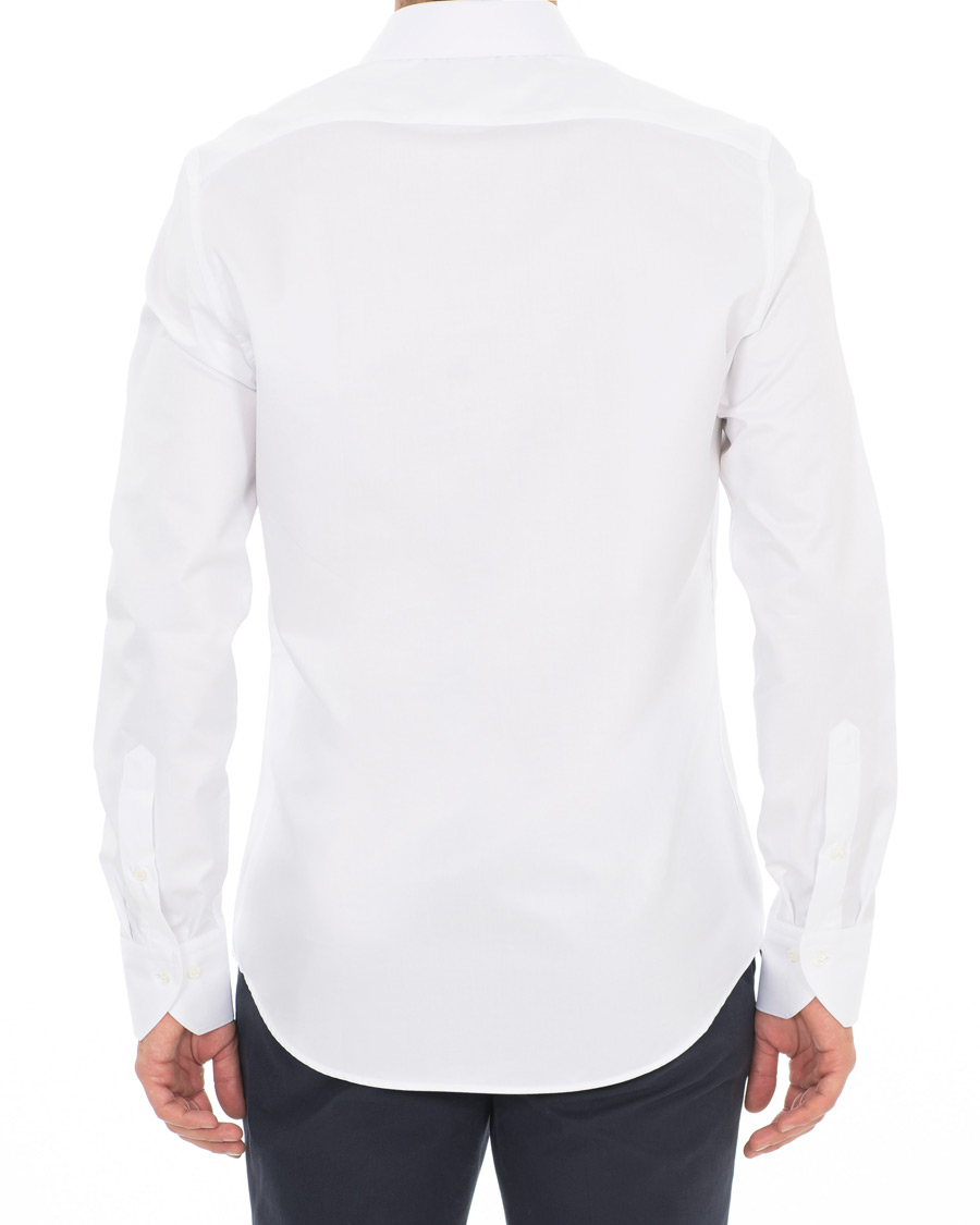 Homme | Chemises | Stenströms | Slimline Club Collar Shirt White