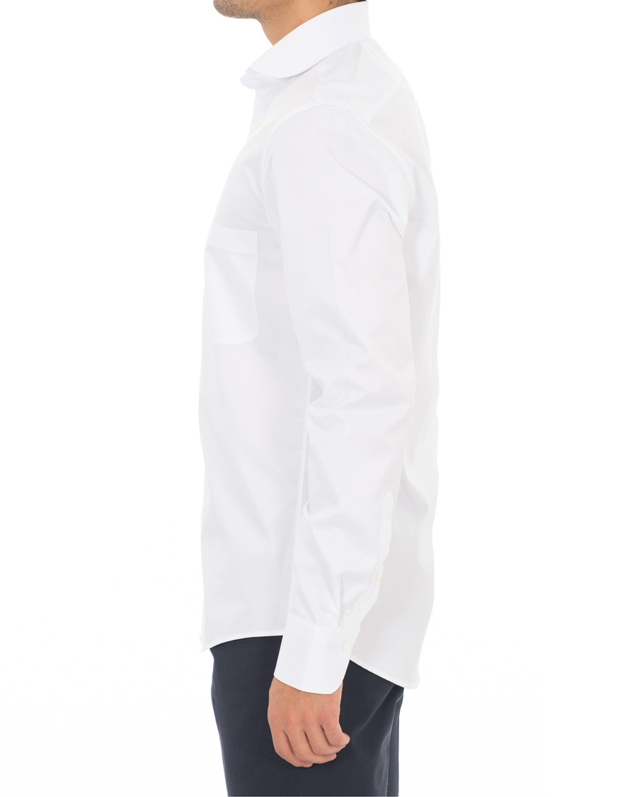 Homme | Chemises | Stenströms | Slimline Club Collar Shirt White