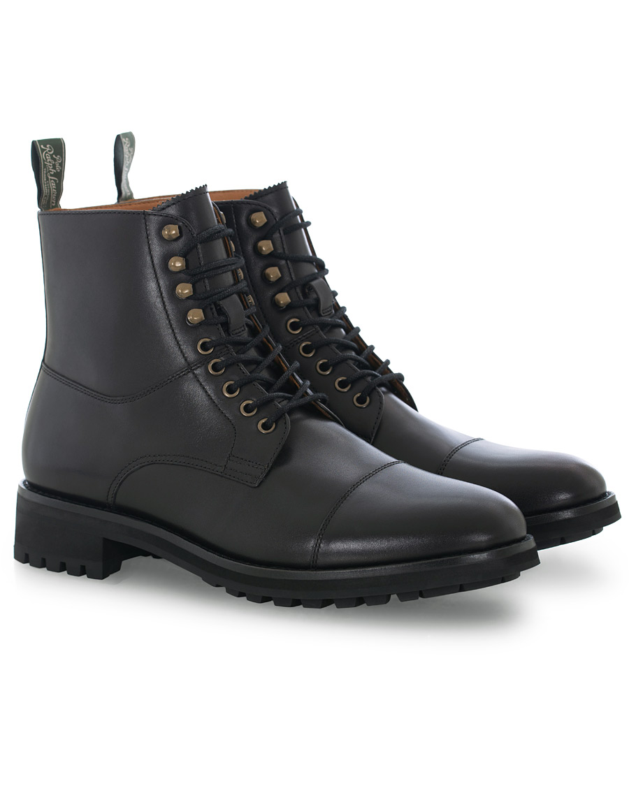 Heren | Polo Ralph Lauren Bryson Boot Black Calf | Polo Ralph Lauren | Bryson Boot Black Calf