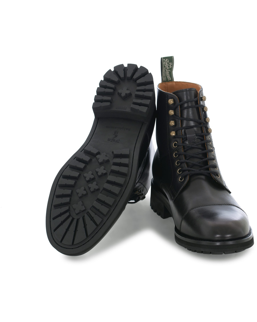 Heren | Polo Ralph Lauren Bryson Boot Black Calf | Polo Ralph Lauren | Bryson Boot Black Calf