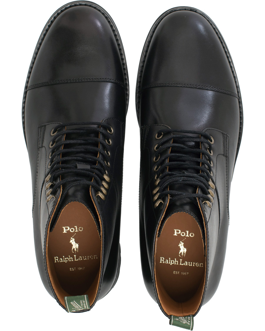Heren | Polo Ralph Lauren Bryson Boot Black Calf | Polo Ralph Lauren | Bryson Boot Black Calf