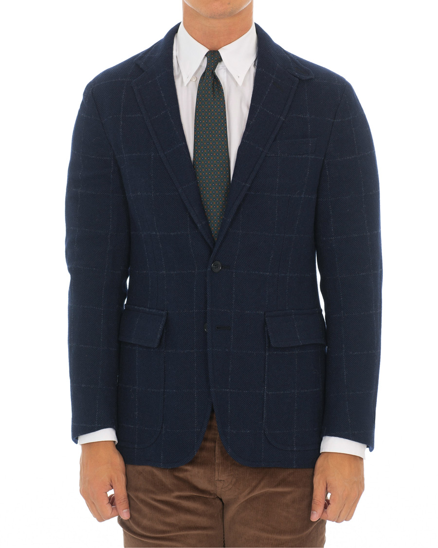 Heren | Blazers | Polo Ralph Lauren | Harvard Check Blazer Navy US38 - EU48