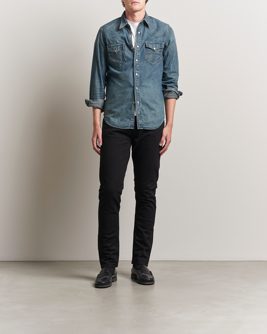 Heren | Jeans | Polo Ralph Lauren | Sullivan Slim Fit Hudson Stretch Jeans Black
