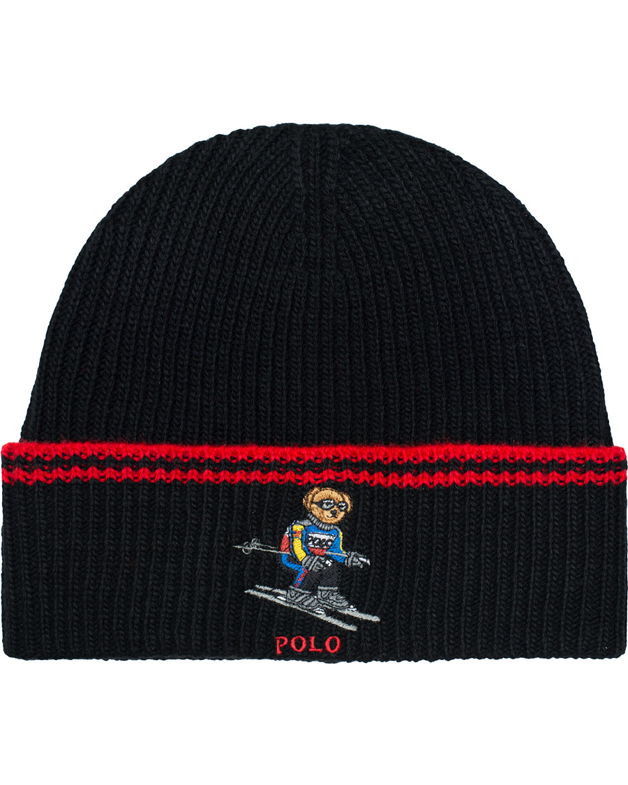 Homme | Polo Ralph Lauren Skiing Bear Beanie Black | Polo Ralph Lauren | Skiing Bear Beanie Black