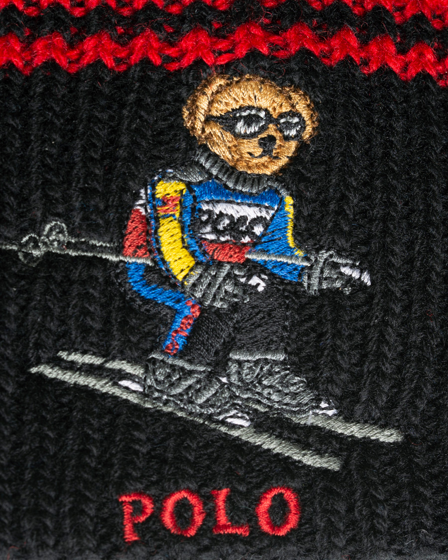 Homme | Polo Ralph Lauren Skiing Bear Beanie Black | Polo Ralph Lauren | Skiing Bear Beanie Black
