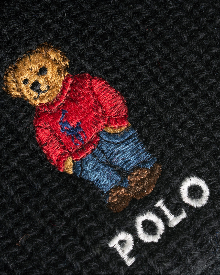 Homme | Polo Ralph Lauren Bear Beanie Black | Polo Ralph Lauren | Bear Beanie Black