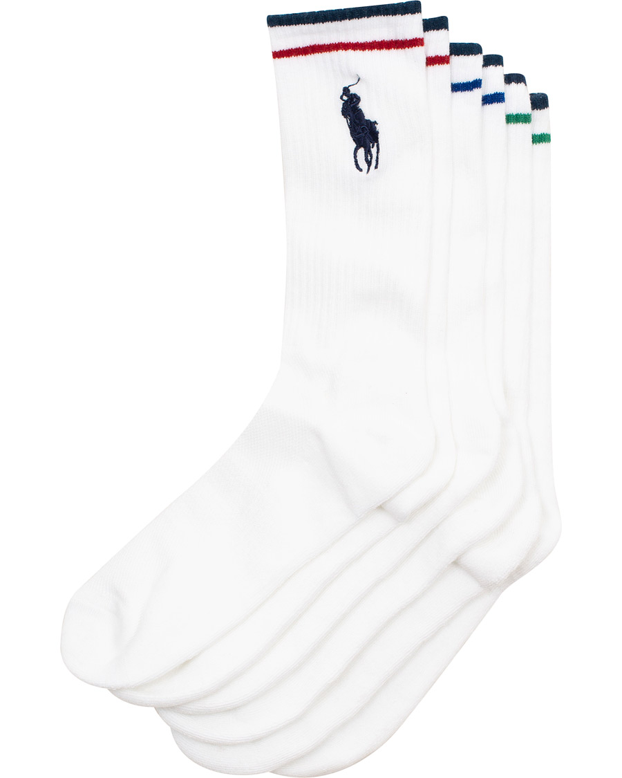 Homme | Sous-Vêtements Et Chaussettes | Polo Ralph Lauren | 3-Pack Sport Socks White