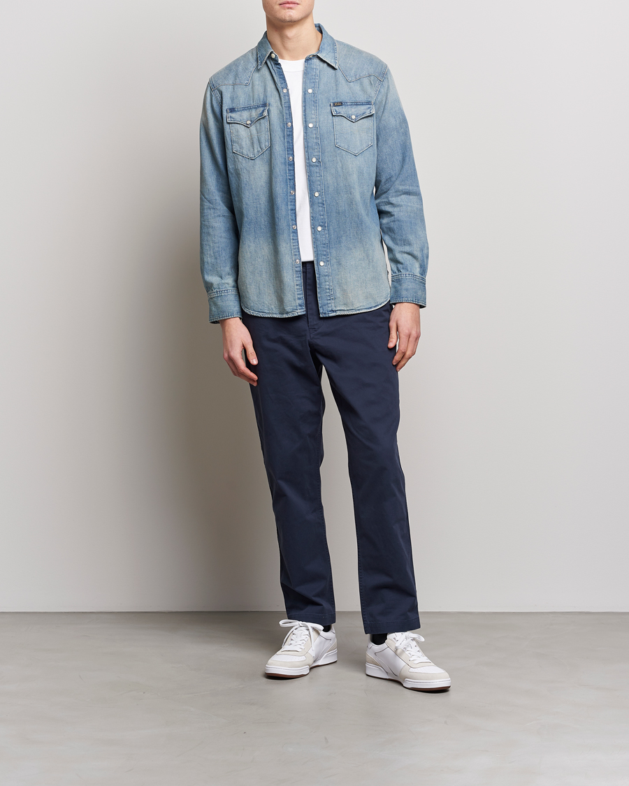 Homme | Chemises | Polo Ralph Lauren | Icon Wester Denim Shirt Light Blue