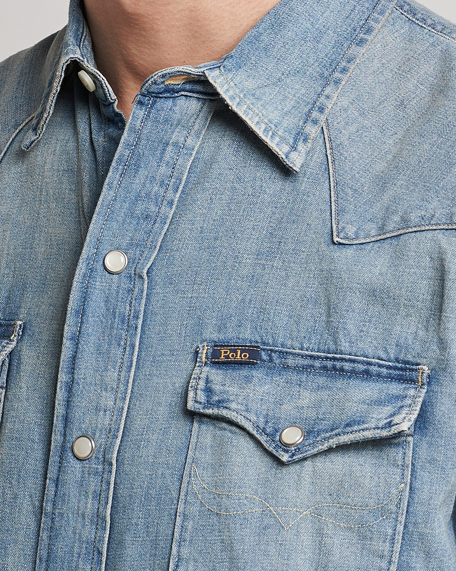 Homme | Chemises | Polo Ralph Lauren | Icon Wester Denim Shirt Light Blue