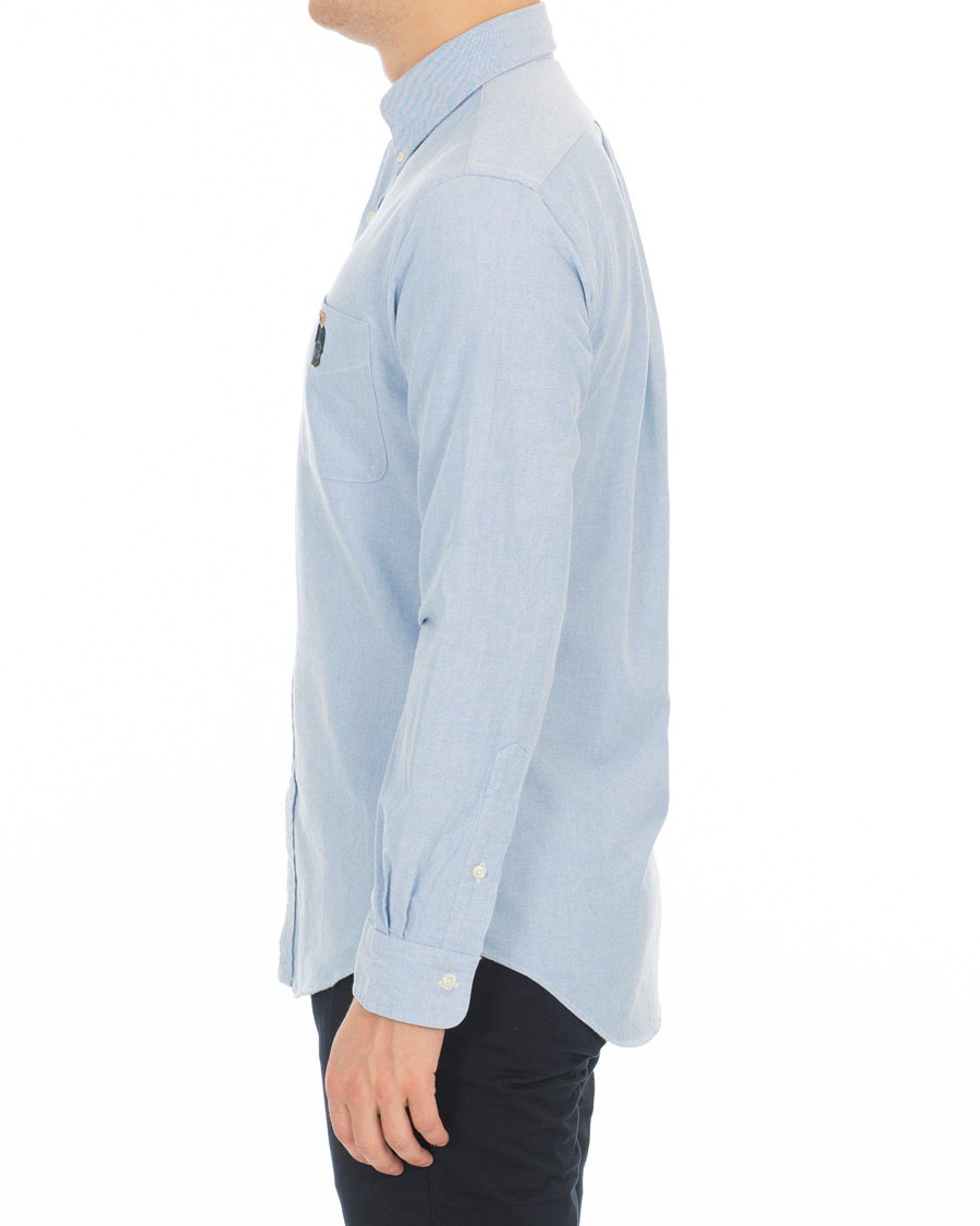 Homme | Chemises | Polo Ralph Lauren | Slim Fit Oxford Bear Shirt Light Blue