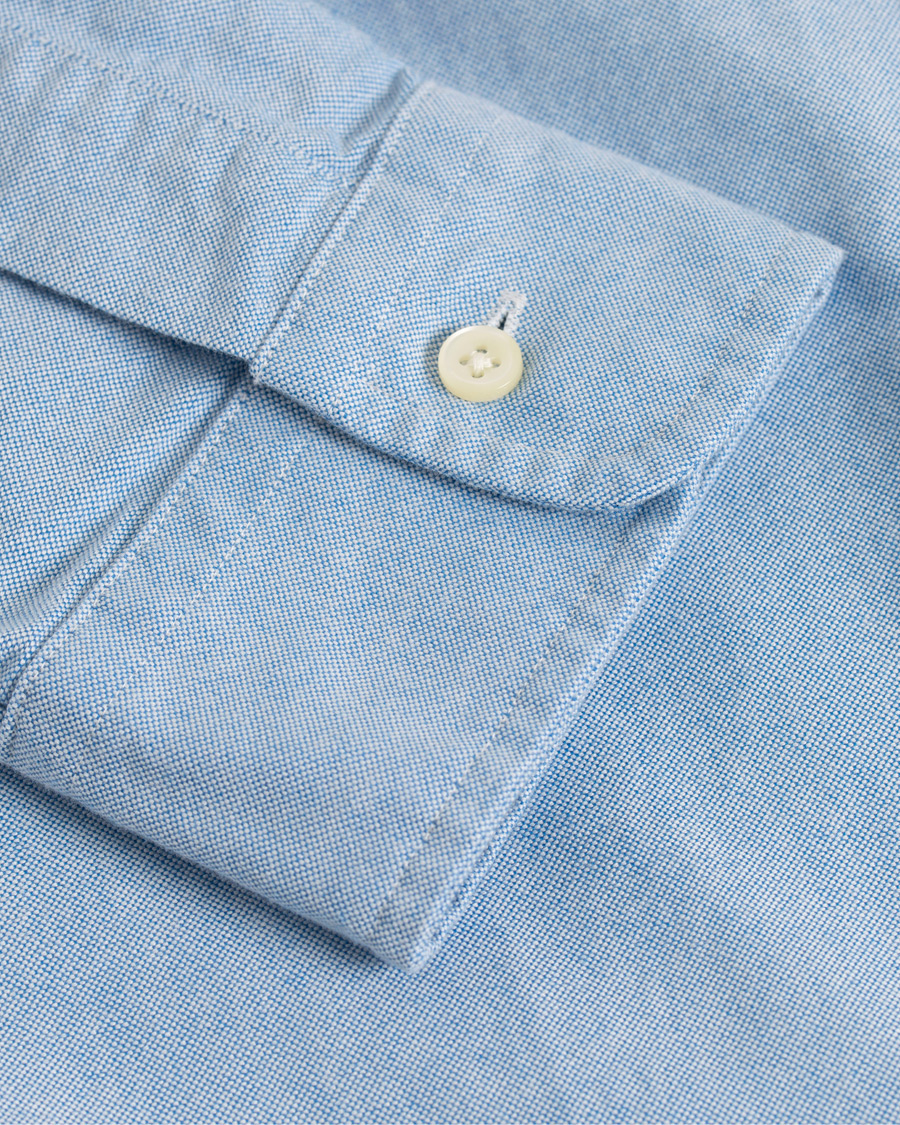 Homme | Chemises | Polo Ralph Lauren | Slim Fit Oxford Bear Shirt Light Blue