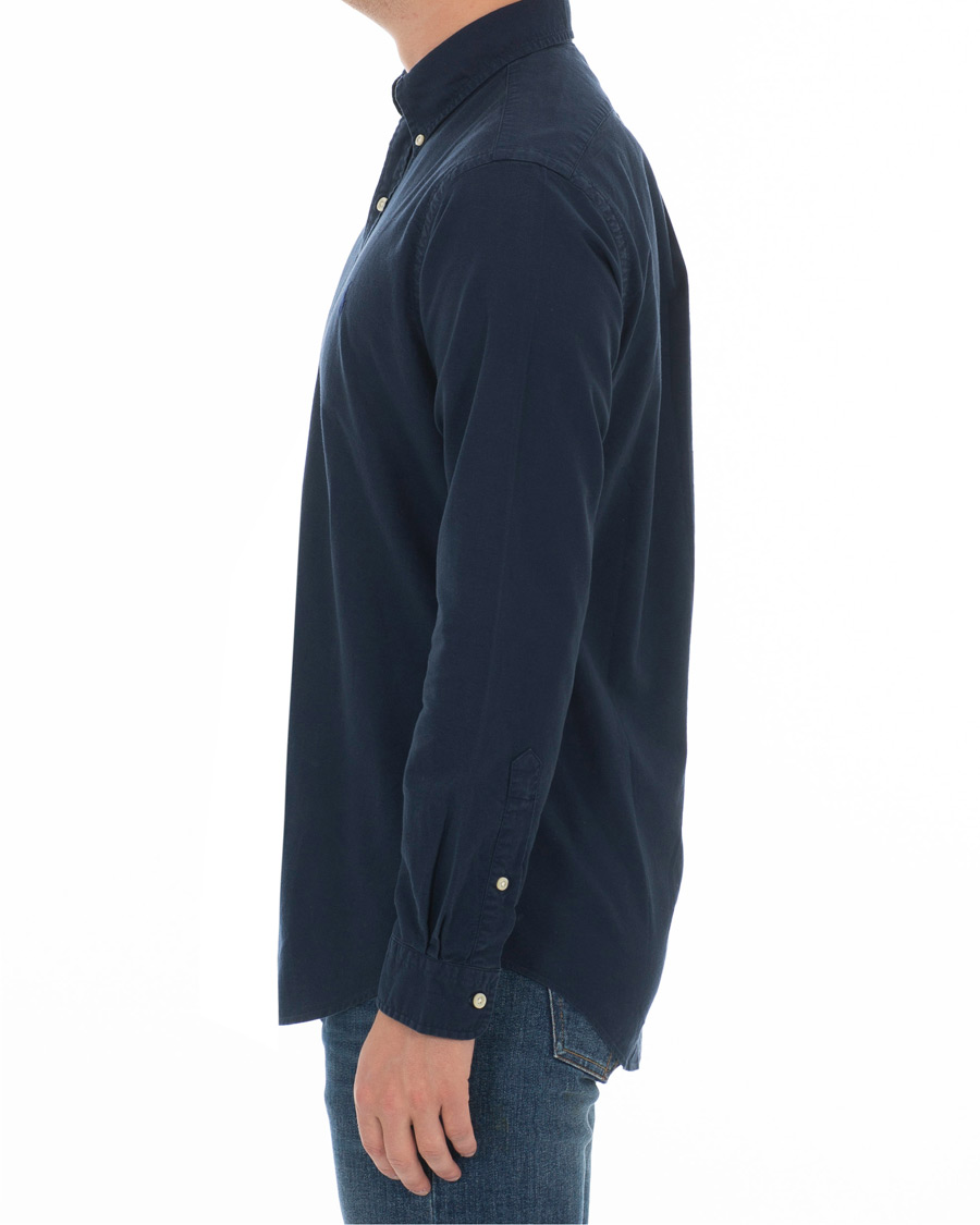 Homme | Chemises | Polo Ralph Lauren | Custom Fit Garment Dyed Oxford Shirt Newport Navy