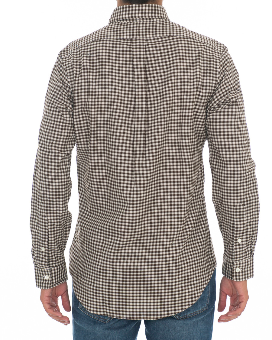 Heren | Overhemden | Polo Ralph Lauren | Custom Fit Twill Check Shirt Brown/White