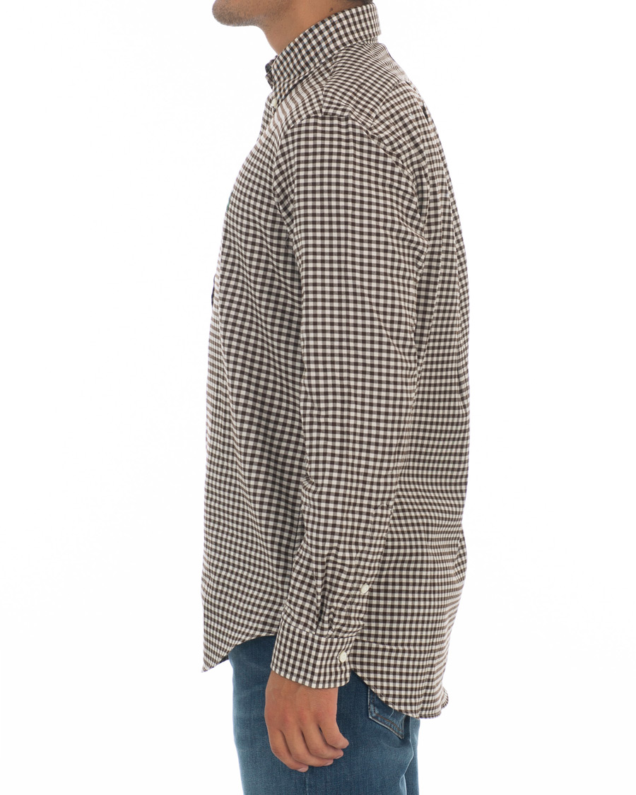 Heren | Overhemden | Polo Ralph Lauren | Custom Fit Twill Check Shirt Brown/White