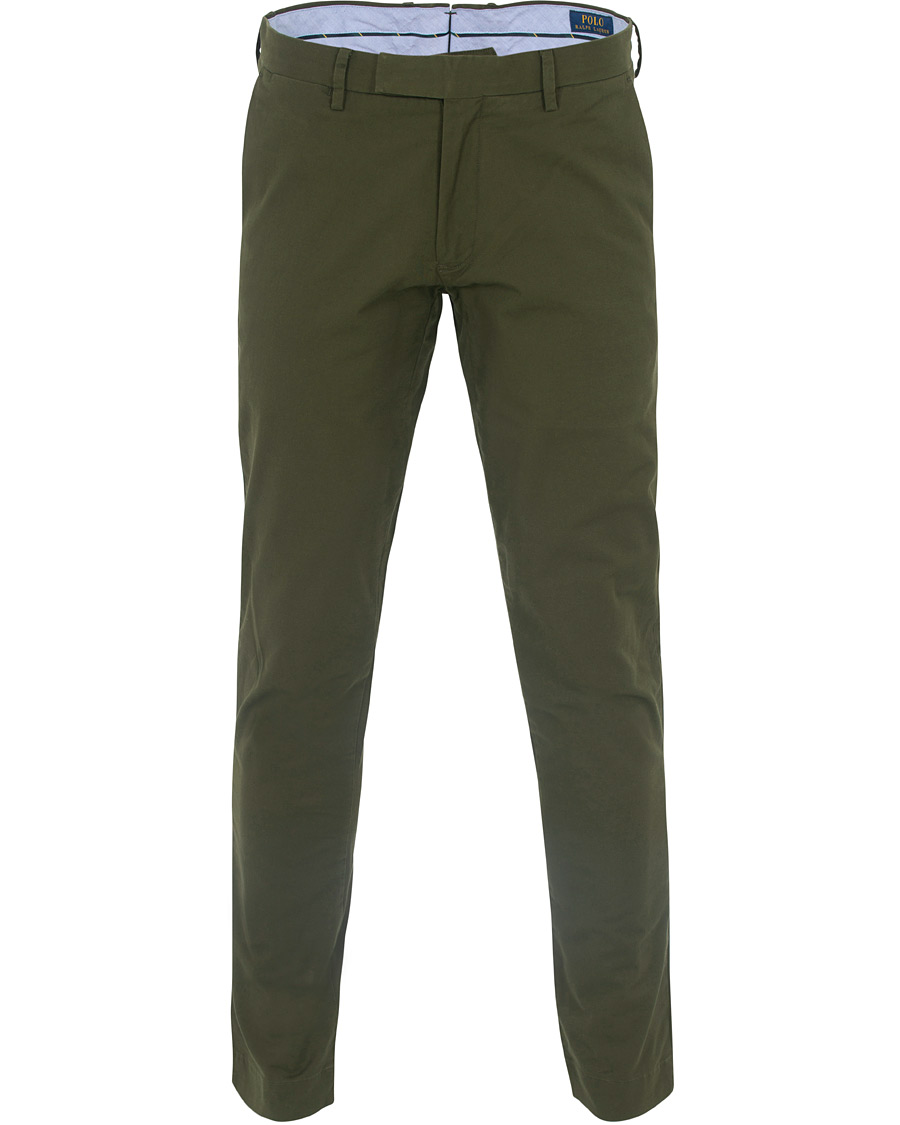 Homme | Pantalons | Polo Ralph Lauren | Tailored Slim Fit Hudson Chino Olive