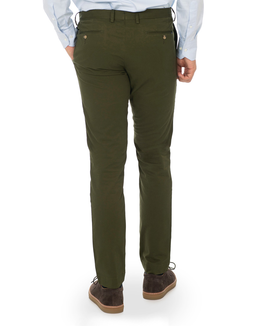 Homme | Pantalons | Polo Ralph Lauren | Tailored Slim Fit Hudson Chino Olive
